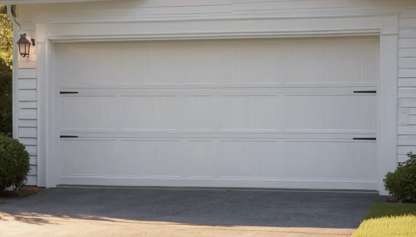 A homeowner looking at a garage door in Chesapeake Beach